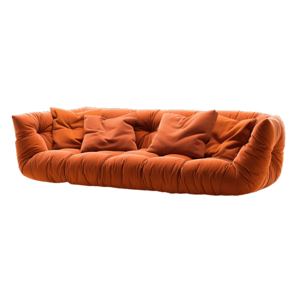 Armless Twin Size Floor Sofa