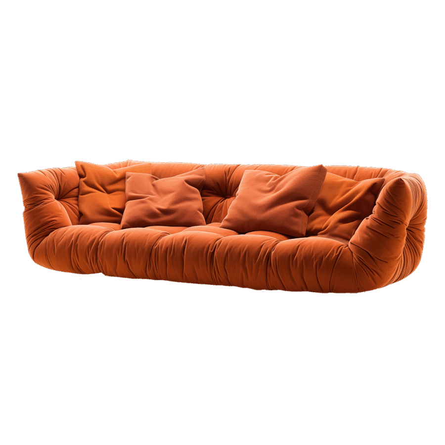 Armless Twin Size Floor Sofa