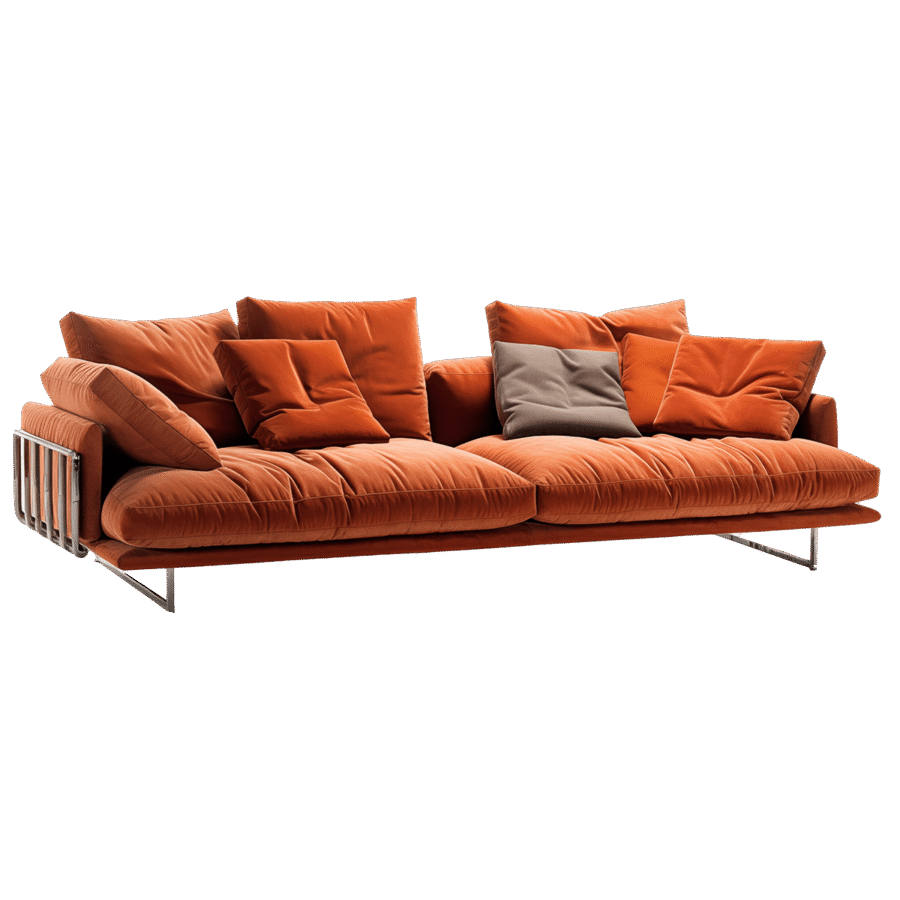 Armless Twin Size Floor Sofa - Image 4