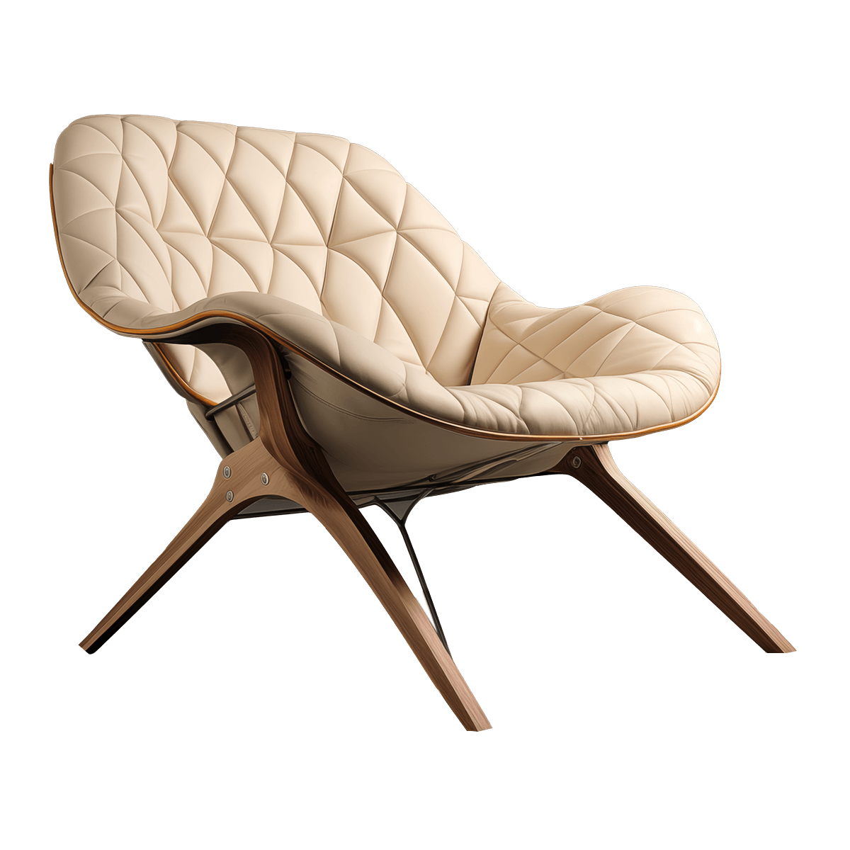 Cozy Leather Swivel Chair - Image 4