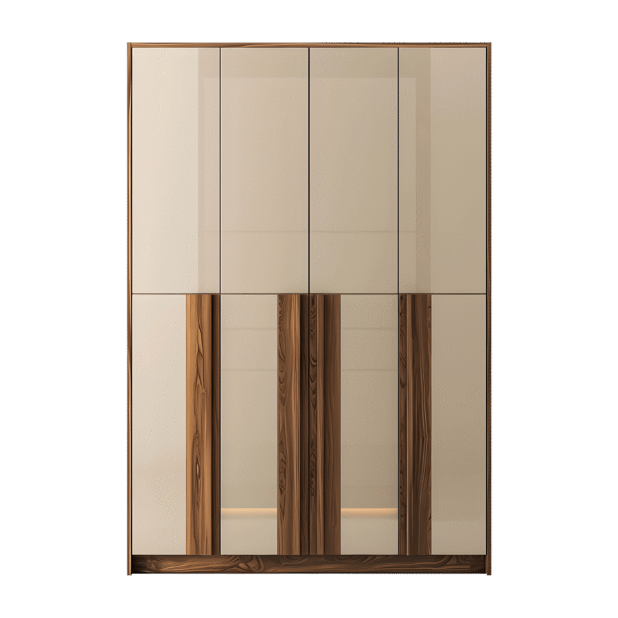 Tall Wooden Bedroom Armoires - Image 3