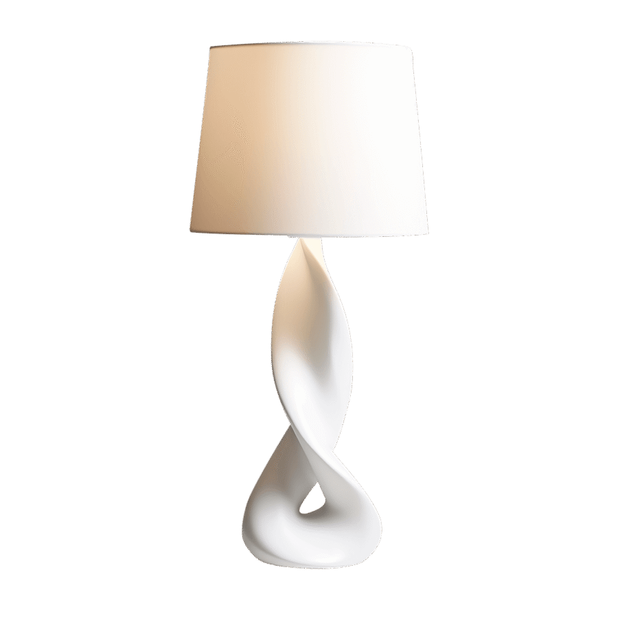 Promenade White Table Lamp