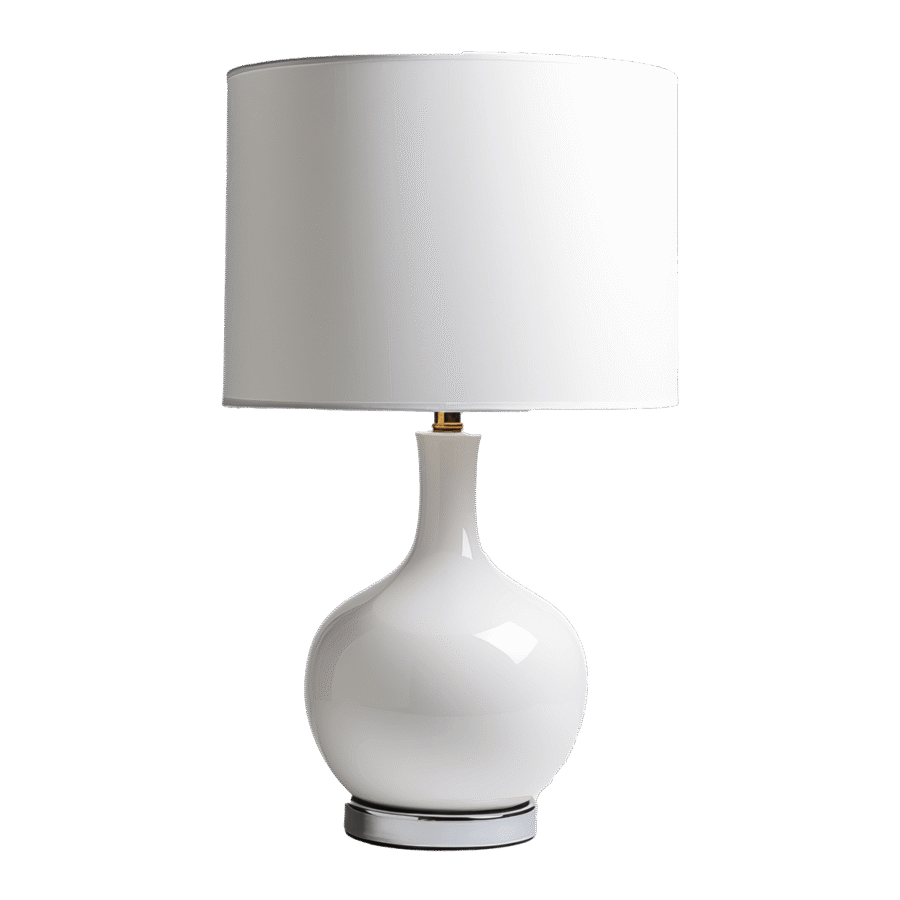 Promenade White Table Lamp - Image 5