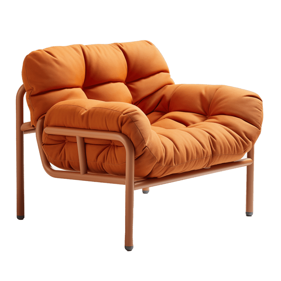 Danish Leather Lounge Chair - Image 3