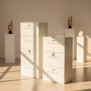 Urban Dom 3 Shelf – Full White