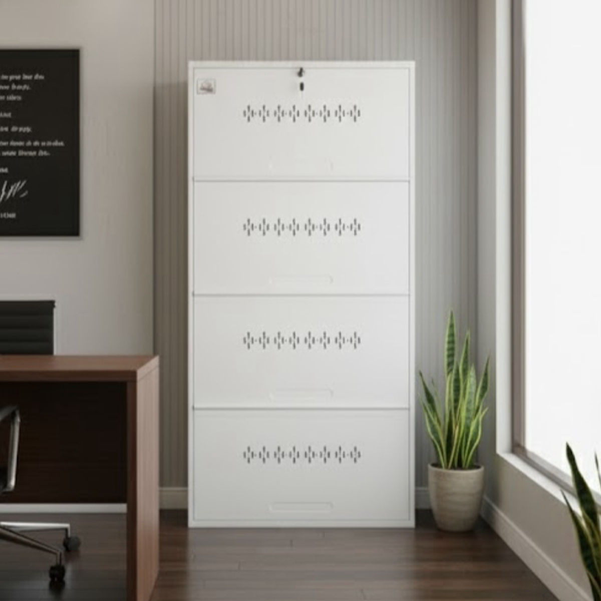 Urban Dom Double Decker 4 Shelf - Full Ivory(3)